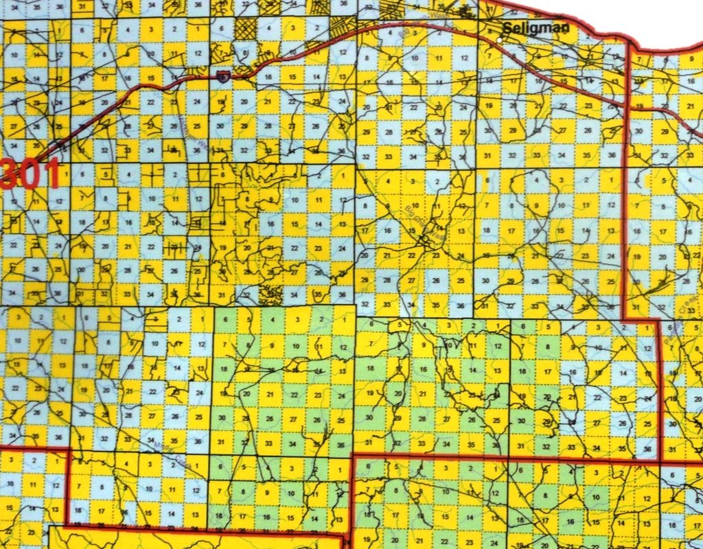 Arizona State Trust Land mixed in Open Space